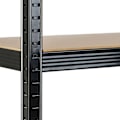 Miniatyrbillede 4 af 9: Sort metalhylde til opbevaring, 150 x 75 x 30 cm, Humberg HR-811