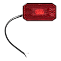 Pikkukuva 4 / 7: Takavalot 12/24V punainen 80 x 44 mm LED