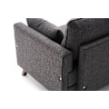 Miniatyrbillede 6 af 7: 1-sæders sofa Bella lænestol - antracit