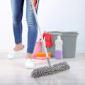 Miniatyrbillede 2 af 9: Erstatningsindsats til dobbeltsidet fladmoppe CLEAN SYSTEM 41x12 cm