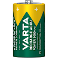 Pikkukuva 1 / 2: Ladattava Ni-MH-Akku D | 1.2 V DC | 3000 mAh | Esiladattu | 2 - Läpipainopakkaus | HR20 | Keltainen / Vihreä