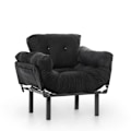 Miniatyrbillede 4 af 9: Wing Chair Nitta Single - Sort