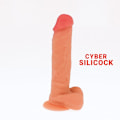 Pikkukuva 1 / 8: Cyber ​​Silicock - Ultra Realistic pehmeä nestemäinen silikoni Dong 20,5 cm -O- 4,1 cm