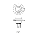 Pikkukuva 3 / 4: Auton polttimo 12V 60/55W P43t H4 läpipainopakkauksessa