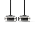 Miniatyrbillede 2 af 3: DVI-kabel | DVI-D 24 + 1-pin han | DVI-D 24 + 1-pin han | 2560x1600 | Nikkelplateret | 2.00 m | Lige | PVC | Sort | Box