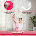 Miniatyrbillede 4 af 5: Foldbar blød gulvmåtte Bærbar Gymnastikmåtte Yogamåtte 240 x 117 x 5 cm Pink