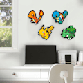 Miniatyrbillede 4 af 4: Mega Pokémon Pixel Art Pikachu