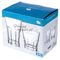 Miniatyrbillede 6 af 7: Sæt med 12 glas: 6 stk 230 ml og 6 stk 330 ml, tykt glas