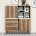 Miniatyrbild 1 av 4: Multi Purpose Cabinet Pulse - Valnöt, Vit