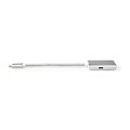 Pikkukuva 3 / 7: USB-C™ Sovitin | USB 3.2 Gen 1 | USB-C™ Uros | Mini DisplayPort Naaras | Power delivery | 0.20 m | Pyöreä | Kullattu | Nailon / Punottu | Hopea | Laat