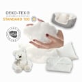 Miniatyrbillede 5 af 5: C-formet graviditetspude - Teddy kollektion - mørk beige