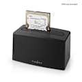 Miniatyrbillede 1 af 9: Harddisk Dockingstation | USB 3.2 Gen1 | USB Type-A | 1 Disk | 2.5 / 3.5 " | USB 3.2 Gen1 | Docking | Desktop