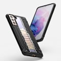 Miniatyrbillede 4 af 9: Pansret etui med ramme til Galaxy S21+ 5G Fusion X Design Routine sort