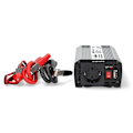 Miniatyrbild 3 av 9: Växelriktare med modifierad sinusvåg | Inspänning: 12 V DC | Enhetens utgångsanslutning: Type F (CEE 7/3) / USB-A | 230 V AC 50 Hz | 600 W | Toppeffek