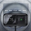 Miniatyrbillede 9 af 9: Trådløs Bluetooth FM-sender med oplader S-16 Overseas edition sort