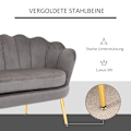 Miniatyrbillede 5 af 10: 2-Personers Stofsofa, 2-Personers Loungesofa Med Bløde, Generøse Hynder, Polstret Sofa, Siddepladser, Polstrede Møbler, Designsofa, Elegant Fløjlspoly