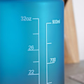 Pikkukuva 7 / 11: Tyylikäs 1 litran vesipullo Ombre-designilla ja inspiroivilla teksteillä