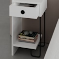 Miniatyrbillede 4 af 9: Natbord Sirius Left - Hvid v2