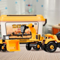 Miniatyrbillede 2 af 9: Byggepladsbiler til børn 6-delt sæt