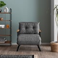 Miniatyrbillede 7 af 9: 1-sædet sovesofa Sando Single - Lysegrå