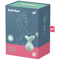 Miniatyrbild 5 av 5: Satisfyer - Viva La Vulva 3 Lay-On Vibrator Grön