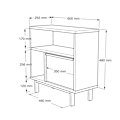 Miniatyrbillede 7 af 7: Sidebord On6-S