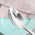 Miniatyrbillede 4 af 5: Teske i rustfrit stål med træimitation, tåler opvaskemaskine