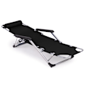 Miniatyrbillede 4 af 5: Havestrandstole, foldbar 2-i-1, sort, MultiGarden