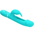 Miniatyrbillede 7 af 11: Pretty Love - Kampas Rabbit 3 I 1 Multifunktion Vibrator Med Tongue Aqua Green