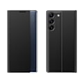 Miniatyrbillede 1 af 6: Case cover til Samsung S24+ med magnetisk klap New Sleep View Case sort