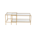 Miniatyrbild 5 av 9: Soffbordsset Sevay - Guld