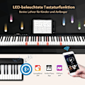 Miniatyrbild 5 av 5: Elektronisk klaviatur 88 tangentbord Elektriskt piano Digital keyboard Musikinstrumentset