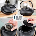 Miniatyrbillede 4 af 7: Elkedel med infuser, støbejern, emaljeret, CAST LINE, 1 l