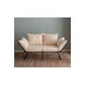 Miniatyrbillede 2 af 9: 2-sæders sovesofa Viper 2-personers - Light Cream