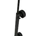 Miniatyrbillede 9 af 10: Reptil Lamp Stand Justerbar Varme Lamp Holder Base 4 Wire Slots Stål Sort