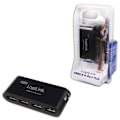 Miniatyrbillede 2 af 2: USB 2.0 hub 4-port sort
