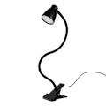 Miniatyrbillede 9 af 11: Bordlampe med clips - sort Izoxis 19454