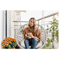 Pikkukuva 7 / 9: Riippuva puutarhakeinutuoli BOHO beige