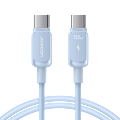 Miniatyrbillede 3 af 9: USB-C - USB-C kabel 100W 1,2m blå