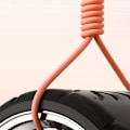 Miniatyrbild 7 av 8: Stark vinklad kabel för iPhone USB-A - Lightning 30W 1m 180 rotation orange