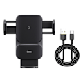 Miniatyrbillede 7 af 9: Induktiv biloplader + Wisdom grill telefonholder, sort