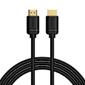 Miniatyrbillede 1 af 9: HDMI 2.0 kabel 4K 60 Hz 3D HDR 18 Gbps 2 m sort