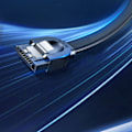 Miniatyrbillede 7 af 9: Kabel fladvinklet SATA 1.0-3.0 op til 5Gb/s 0.5m - sort