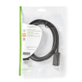 Pikkukuva 4 / 4: DisplayPort kaapeli | DisplayPort uros | HDMI™ liitin | 4K@60Hz | Niklattu | 2.00 m | Pyöreä | PVC | Musta | Muovipussi
