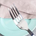 Miniatyrbillede 5 af 6: Elegant Dessertgaffel 18 cm i rustfrit stål med trædesign