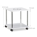 Miniatyrbillede 4 af 8: Sidebord kan rulles i 2 niveauer