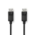 Pikkukuva 1 / 3: DisplayPort kaapeli | DisplayPort uros | DisplayPort uros | 4K@60Hz | Niklattu | 3.00 m | Pyöreä | PVC | Musta | Label