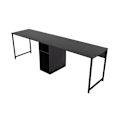 Miniatyrbillede 5 af 9: Study Desk Twin Study Desk - Antracit, Sort