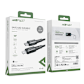 Miniatyrbillede 5 af 6: MFI kabel til iPhone USB-C - Lightning 30W 3A 1,2m sort