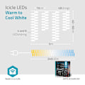 Miniatyrbillede 3 af 9: SmartLife jluelys | Istap | Wi-Fi | Varm til kølig hvid | 240 LED's | 5.00 m | Android™ / IOS